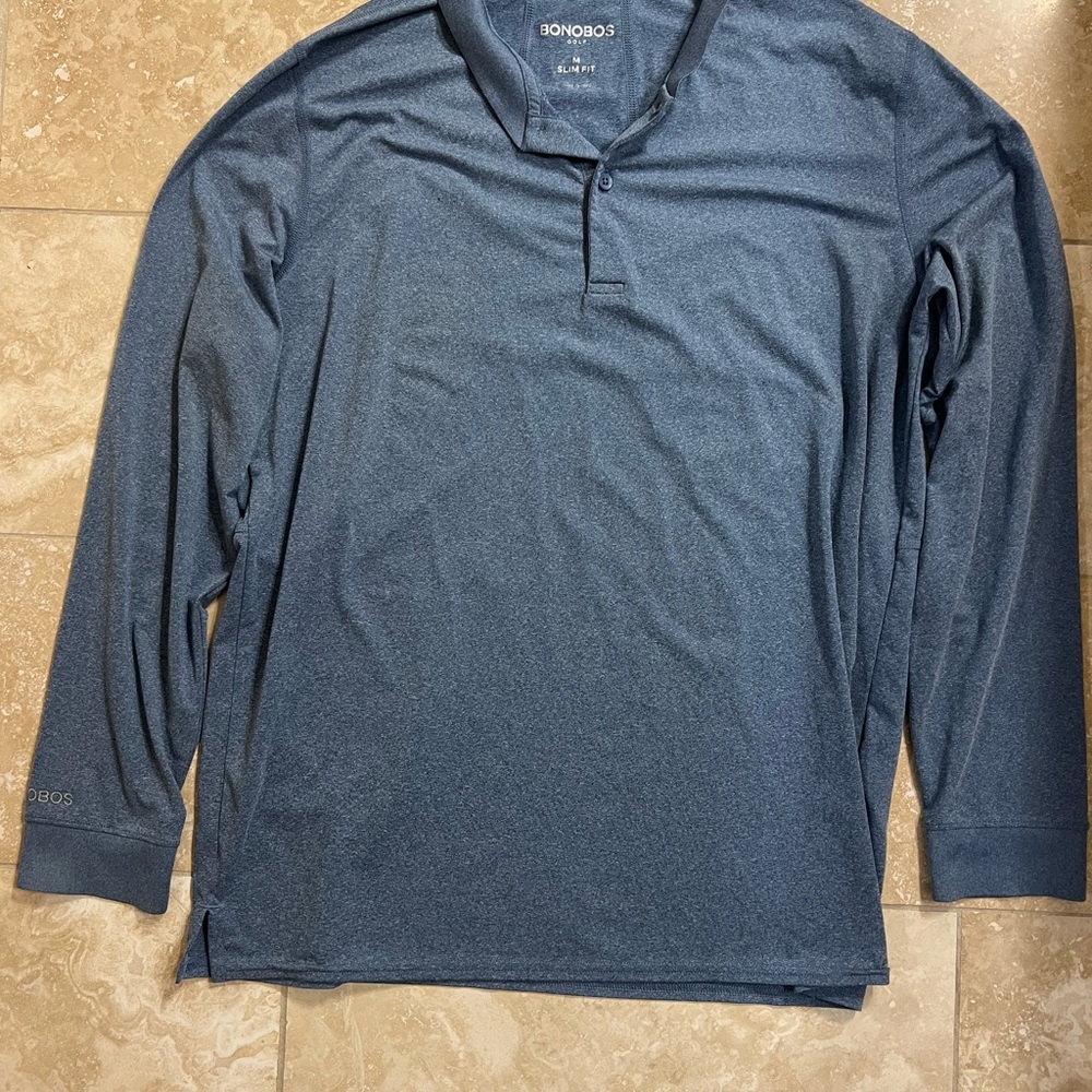 Bonobos Men's Slate Long Sleeve Tee